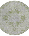 LOOMLAN Rugs Arienne Olive Washable Indoor-Outdoor Rug
