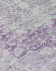 LOOMLAN Rugs Arienne Purple Washable Indoor-Outdoor Rug