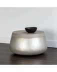Aries Concrete Outdoor Round Coffee Table - LOOMLAN - SUNPAN - Outdoor Coffee Tables