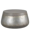 Aries Concrete Outdoor Round Coffee Table - LOOMLAN - SUNPAN - Outdoor Coffee Tables