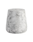 Aries Concrete Outdoor Round End Table - LOOMLAN - SUNPAN - Outdoor Side Tables
