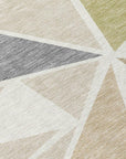 LOOMLAN Rugs Aristea Ivory Washable Indoor-Outdoor Rug