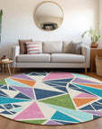 LOOMLAN Rugs Aristea White Washable Indoor-Outdoor Rug