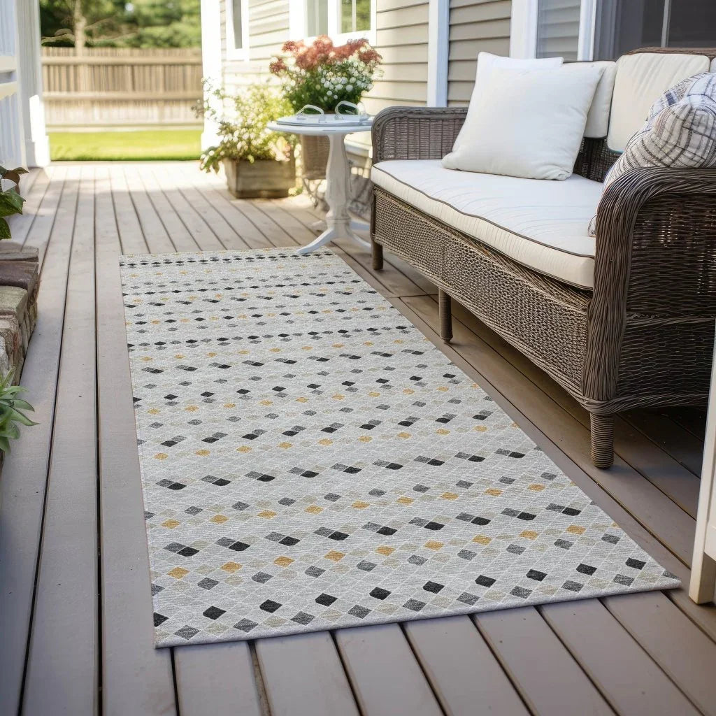 LOOMLAN Rugs Artexa Gray Washable Indoor-Outdoor Rug
