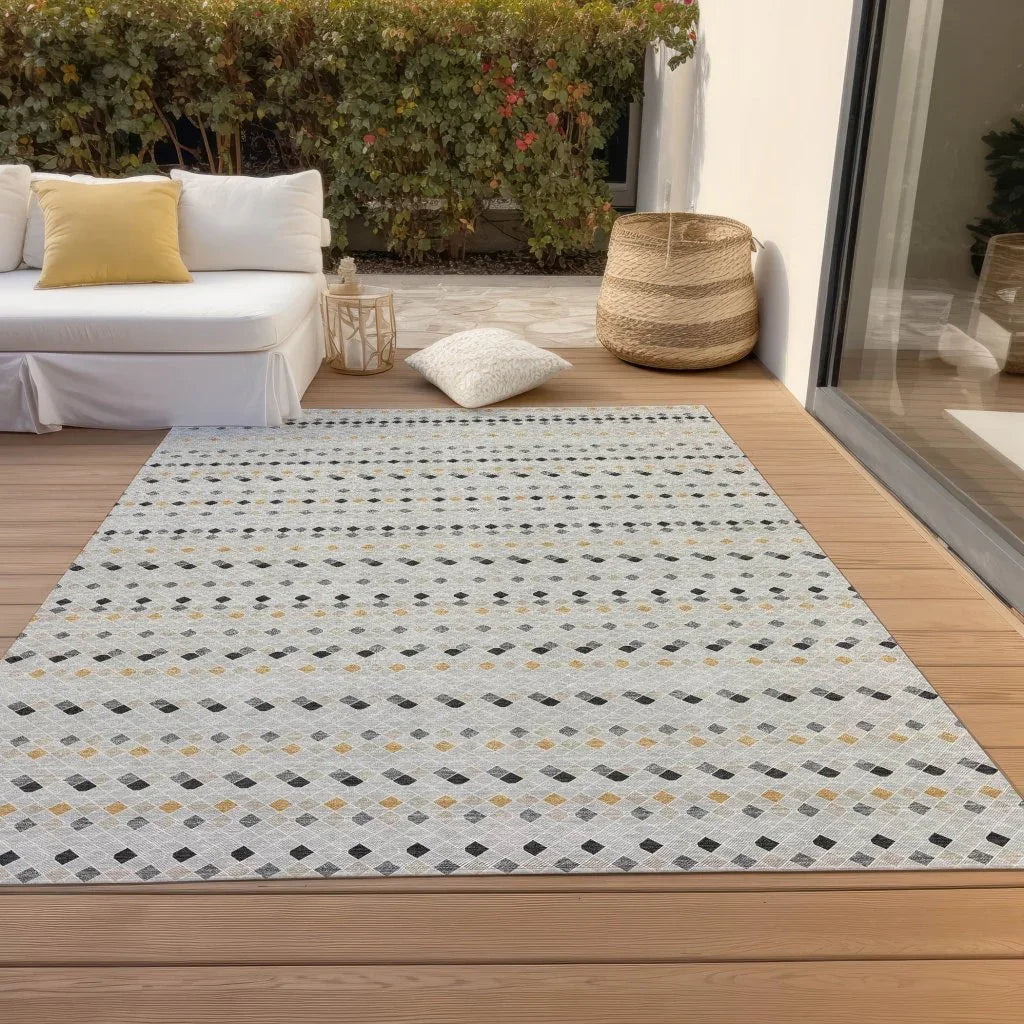 LOOMLAN Rugs Artexa Gray Washable Indoor-Outdoor Rug