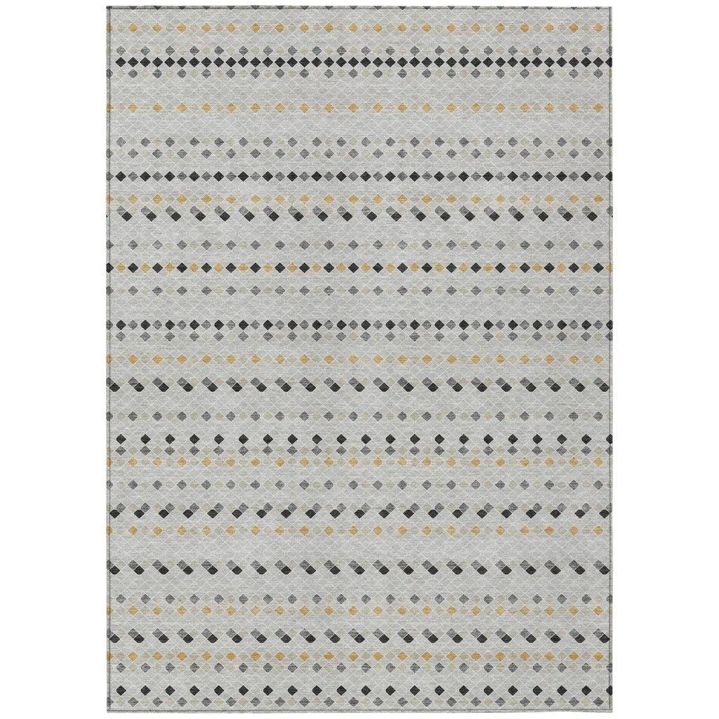 LOOMLAN Rugs Artexa Gray Washable Indoor-Outdoor Rug