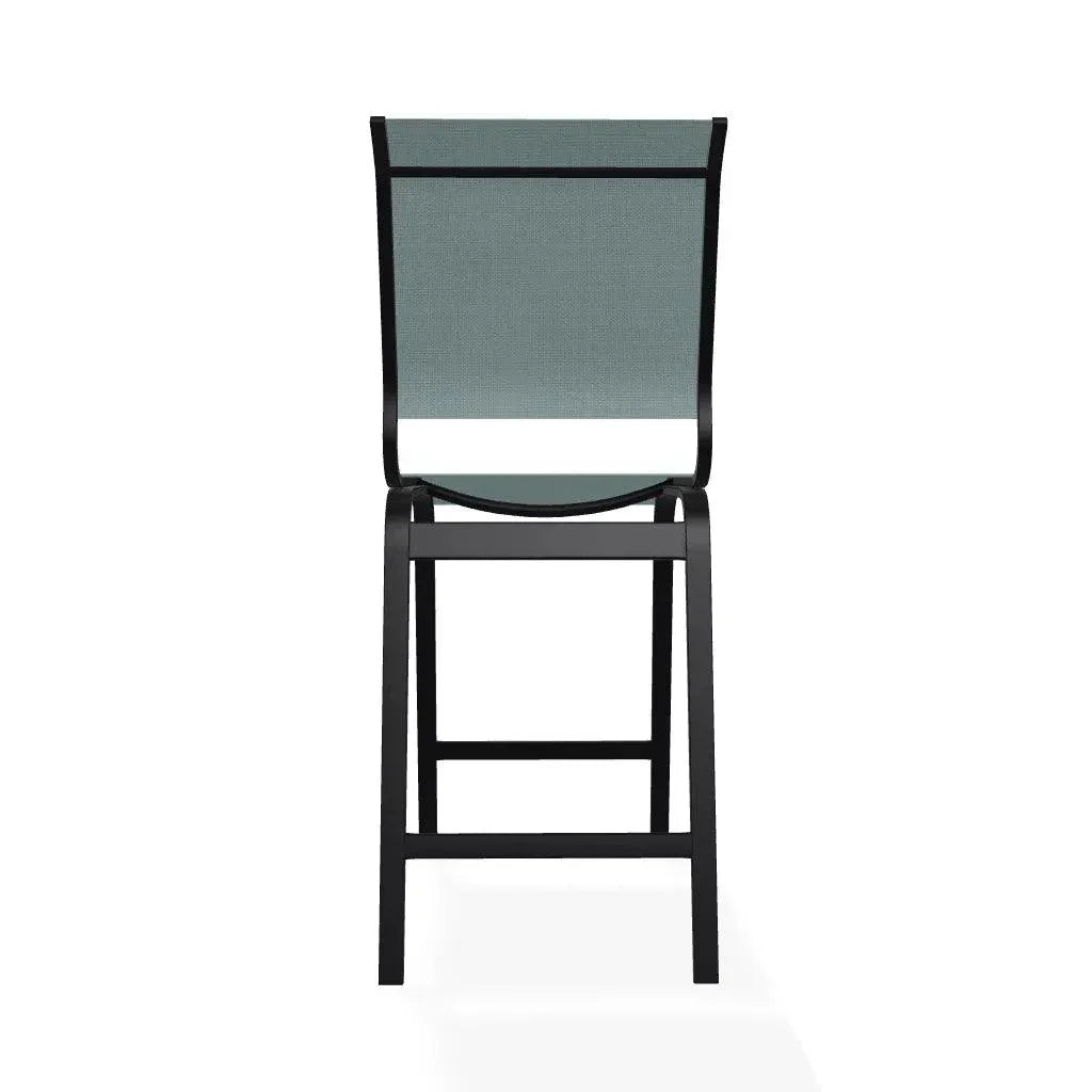Aruba II Sling Balcony Height Armless Chair - LOOMLAN - Telescope - Outdoor Accent Chairs