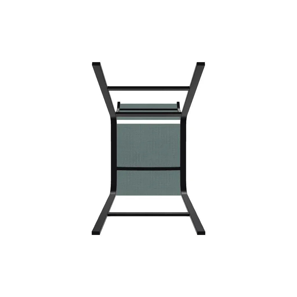 Aruba II Sling Bar Height Armless Chair - LOOMLAN - Telescope - Outdoor Bar Stools