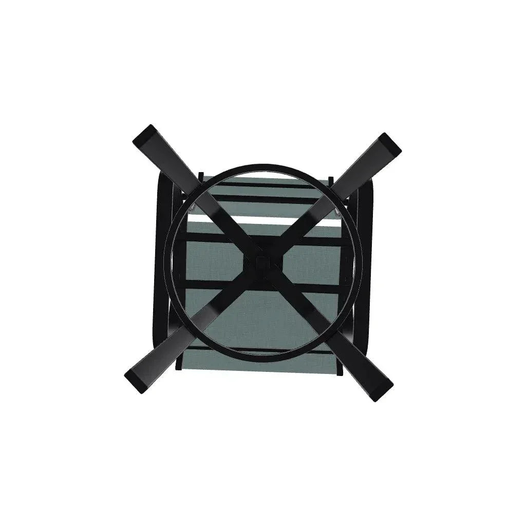 Aruba II Sling Bar Height Swivel Cafe Chair - LOOMLAN - Telescope - Outdoor Accent Chairs