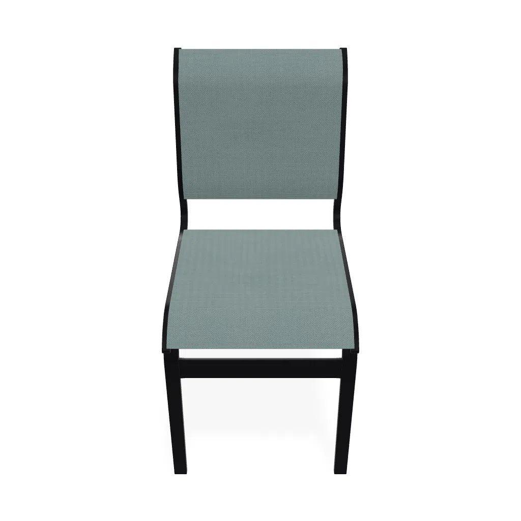 Aruba II Sling Dining Height Armless Chair - LOOMLAN - Telescope - Outdoor Accent Chairs
