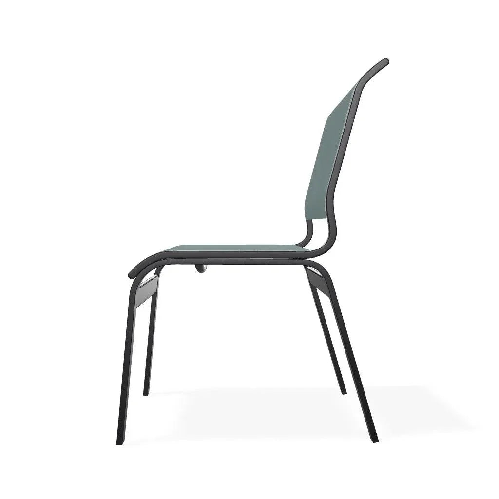 Aruba II Sling Dining Height Armless Chair - LOOMLAN - Telescope - Outdoor Accent Chairs