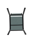 Aruba II Sling Dining Height Armless Chair - LOOMLAN - Telescope - Outdoor Accent Chairs
