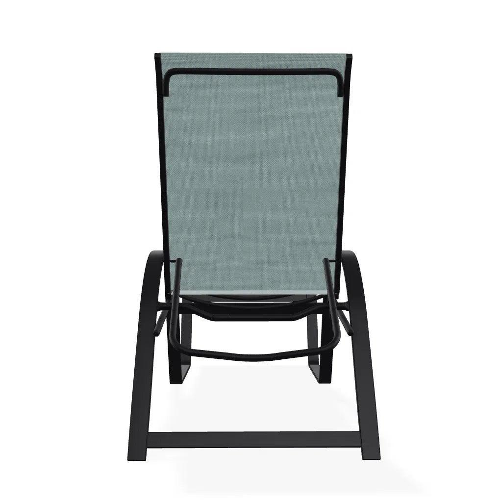 Aruba II Sling High Bed Lay - flat Stacking Chaise - LOOMLAN - Telescope - Outdoor Chaises