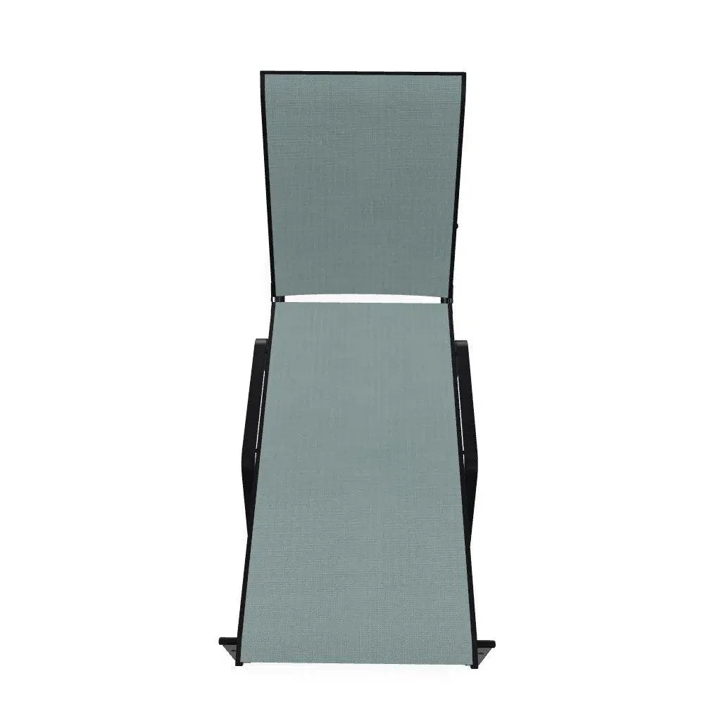 Aruba II Sling Lay - flat Stacking Chaise - LOOMLAN - Telescope - Outdoor Chaises