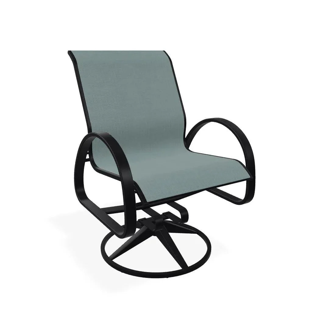 Aruba II Sling Swivel Rocker - LOOMLAN - Telescope - Outdoor Accent Chairs