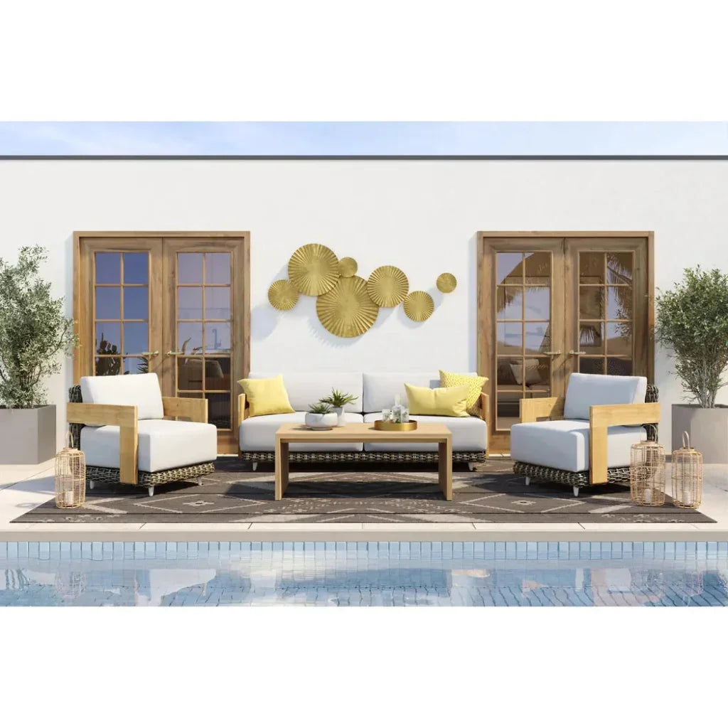 Asana Hand - Woven Outdoor Rug - LOOMLAN - SUNPAN - Outdoor Rugs