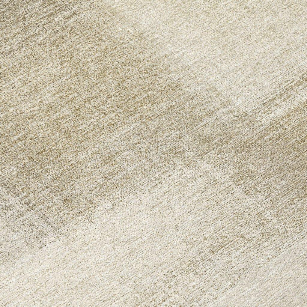 LOOMLAN Rugs Asha Brown Washable Indoor-Outdoor Rug