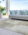 LOOMLAN Rugs Asha Brown Washable Indoor-Outdoor Rug