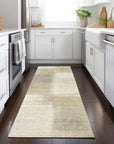 LOOMLAN Rugs Asha Brown Washable Indoor-Outdoor Rug