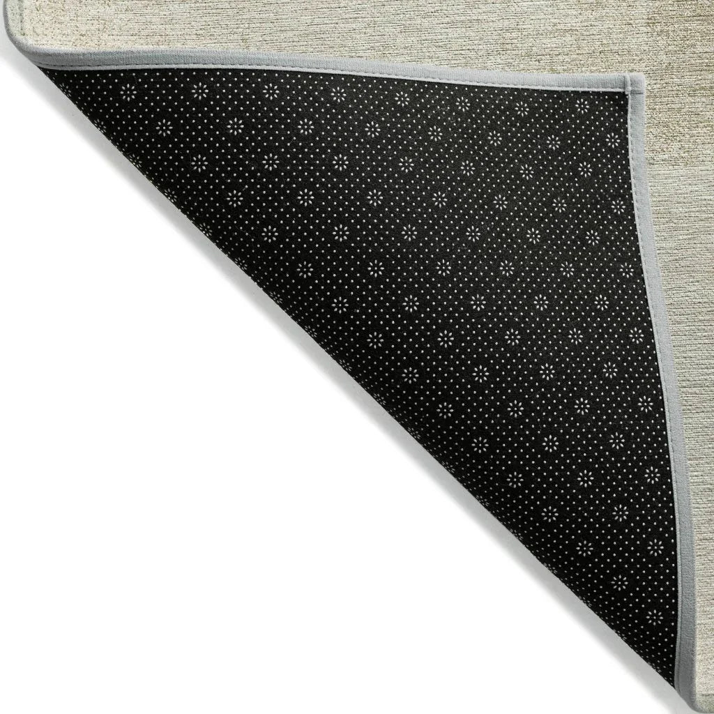 LOOMLAN Rugs Asha Brown Washable Indoor-Outdoor Rug