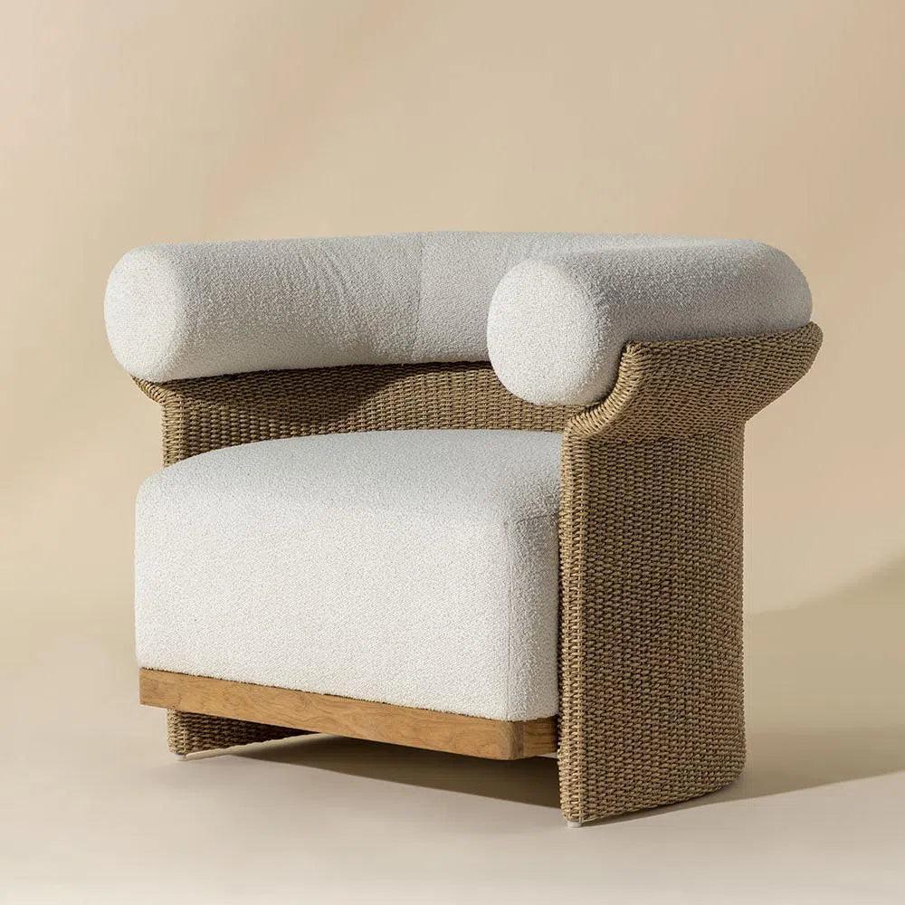 Asos Lounge Chair Louis Cream - Outdoor - LOOMLAN - SUNPAN - Outdoor Lounge Chairs