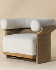 Asos Lounge Chair Louis Cream - Outdoor - LOOMLAN - SUNPAN - Outdoor Lounge Chairs