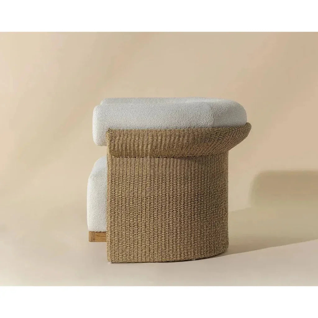 Asos Lounge Chair Louis Cream - Outdoor - LOOMLAN - SUNPAN - Outdoor Lounge Chairs