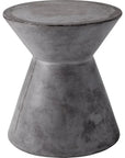 Astley Concrete Outdoor Round End Table - LOOMLAN - SUNPAN - Outdoor Side Tables