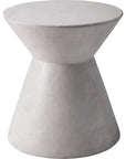 Astley Concrete Outdoor Round End Table - LOOMLAN - SUNPAN - Outdoor Side Tables