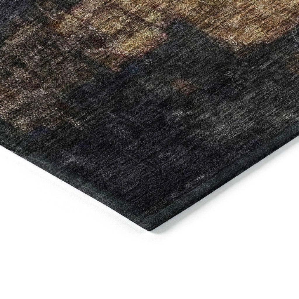 LOOMLAN Rugs Atalika Gray Washable Indoor-Outdoor Rug
