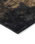 LOOMLAN Rugs Atalika Gray Washable Indoor-Outdoor Rug