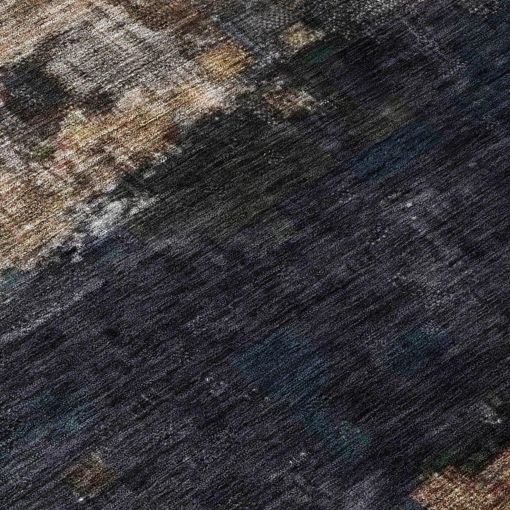 LOOMLAN Rugs Atalika Gray Washable Indoor-Outdoor Rug