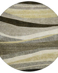 LOOMLAN Rugs Athena Taupe Washable Indoor-Outdoor Rug