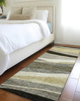 LOOMLAN Rugs Athena Taupe Washable Indoor-Outdoor Rug