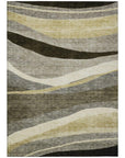 LOOMLAN Rugs Athena Taupe Washable Indoor-Outdoor Rug