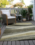 LOOMLAN Rugs Athena Taupe Washable Indoor-Outdoor Rug