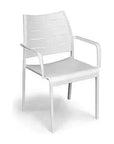 Athene White Outdoor Extendable Dining Table Set For 12 - LOOMLAN - LOOMLAN - Outdoor Dining Sets