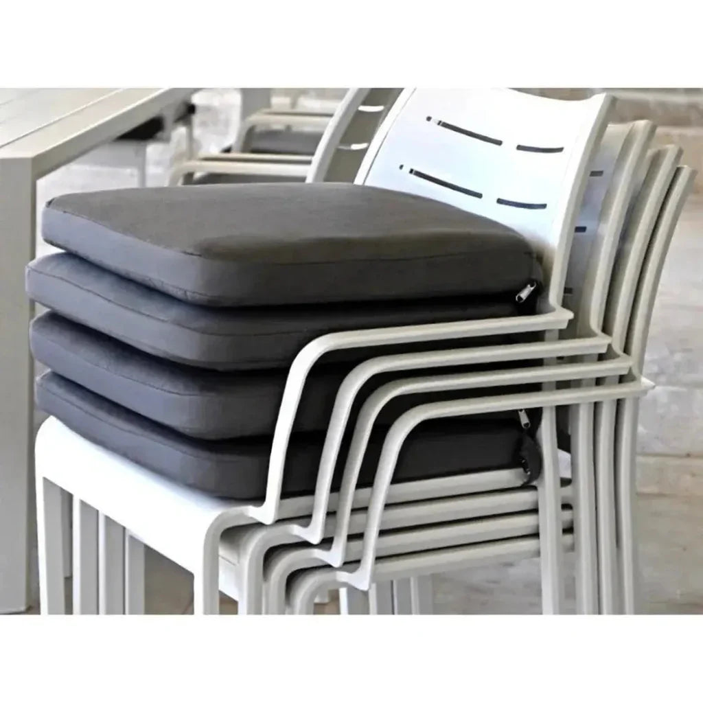 Athenes Black Outdoor Extendable Table Set With Chairs - LOOMLAN - LOOMLAN - Outdoor Dining Sets