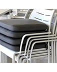 Athenes Black Outdoor Extendable Table Set With Chairs - LOOMLAN - LOOMLAN - Outdoor Dining Sets