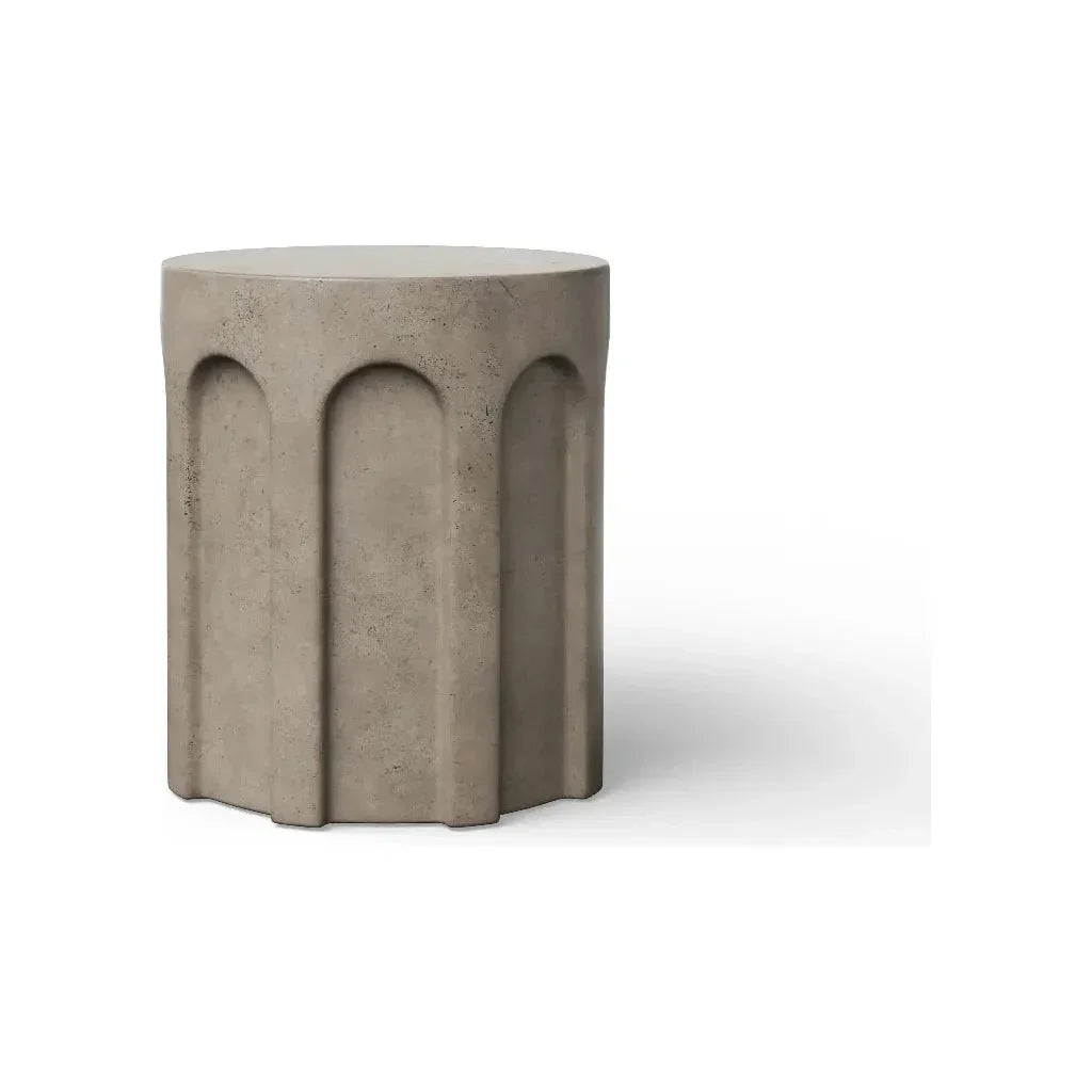 Atlas Concrete Made Outdoor Stool - LOOMLAN - Urbia - Garden Stools