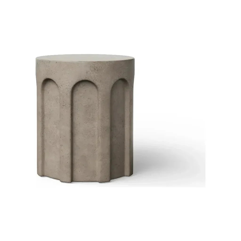 Atlas Concrete Made Outdoor Stool - LOOMLAN - Urbia - Garden Stools