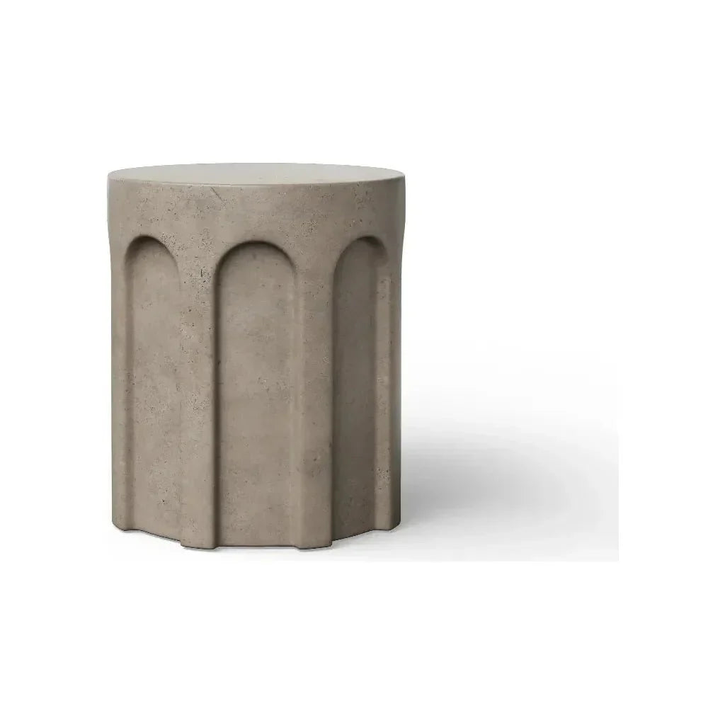 Atlas Concrete Made Outdoor Stool - LOOMLAN - Urbia - Garden Stools