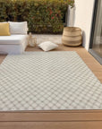LOOMLAN Rugs Auralyn Brown Washable Indoor-Outdoor Rug