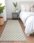 LOOMLAN Rugs Auralyn Brown Washable Indoor-Outdoor Rug