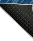 LOOMLAN Rugs Aureva Navy Washable Indoor-Outdoor Rug