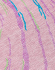 LOOMLAN Rugs Aureva Pink Washable Indoor-Outdoor Rug