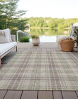 LOOMLAN Rugs Aurora Beige Washable Indoor-Outdoor Rug