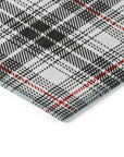 LOOMLAN Rugs Aurora Black Washable Indoor-Outdoor Rug