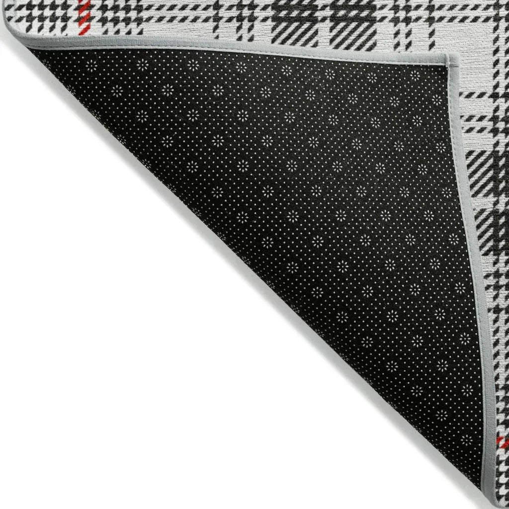 LOOMLAN Rugs Aurora Black Washable Indoor-Outdoor Rug