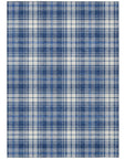 LOOMLAN Rugs Aurora Blue Washable Indoor-Outdoor Rug